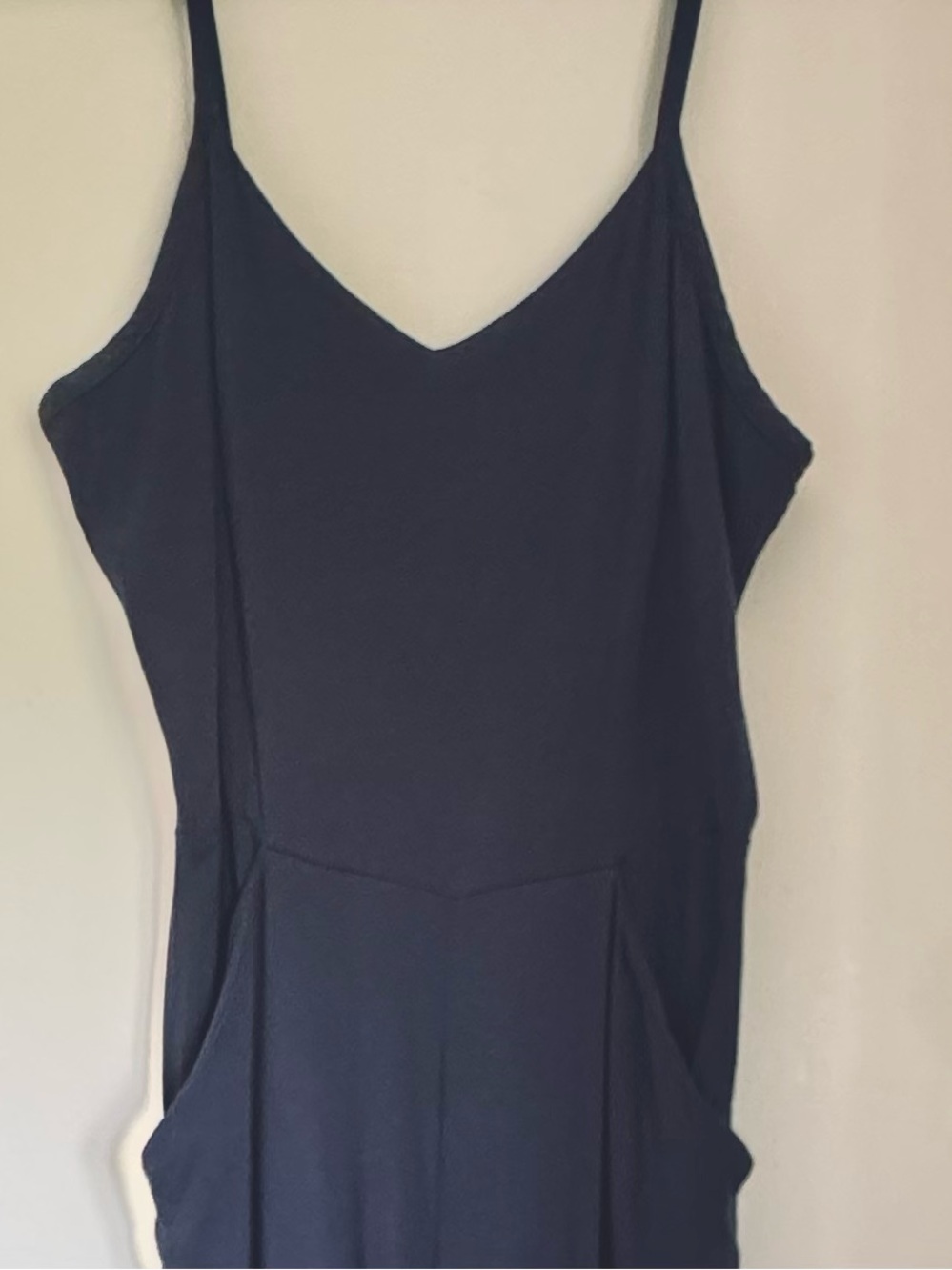 41 Hawthorn Dark Navy Spaghetti Strap Jumpsuit, Size S - Picture 3 of 8